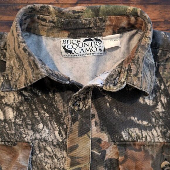 Gorpcore Y2k Camo Jacket Buck Country Camo Men's XL - Picture 4 of 7
